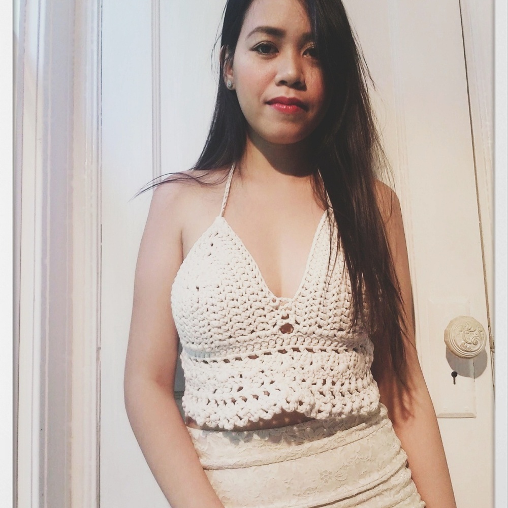 💋Beautiful Handmade Crochet Top.